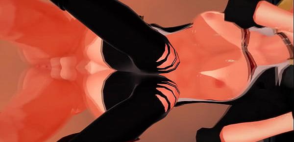  Futa - Attack on Titan - Annie Leonhart gets creampied by Mikasa Ackermann - 3D Porn